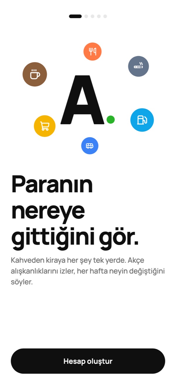 Karşılama ekranı