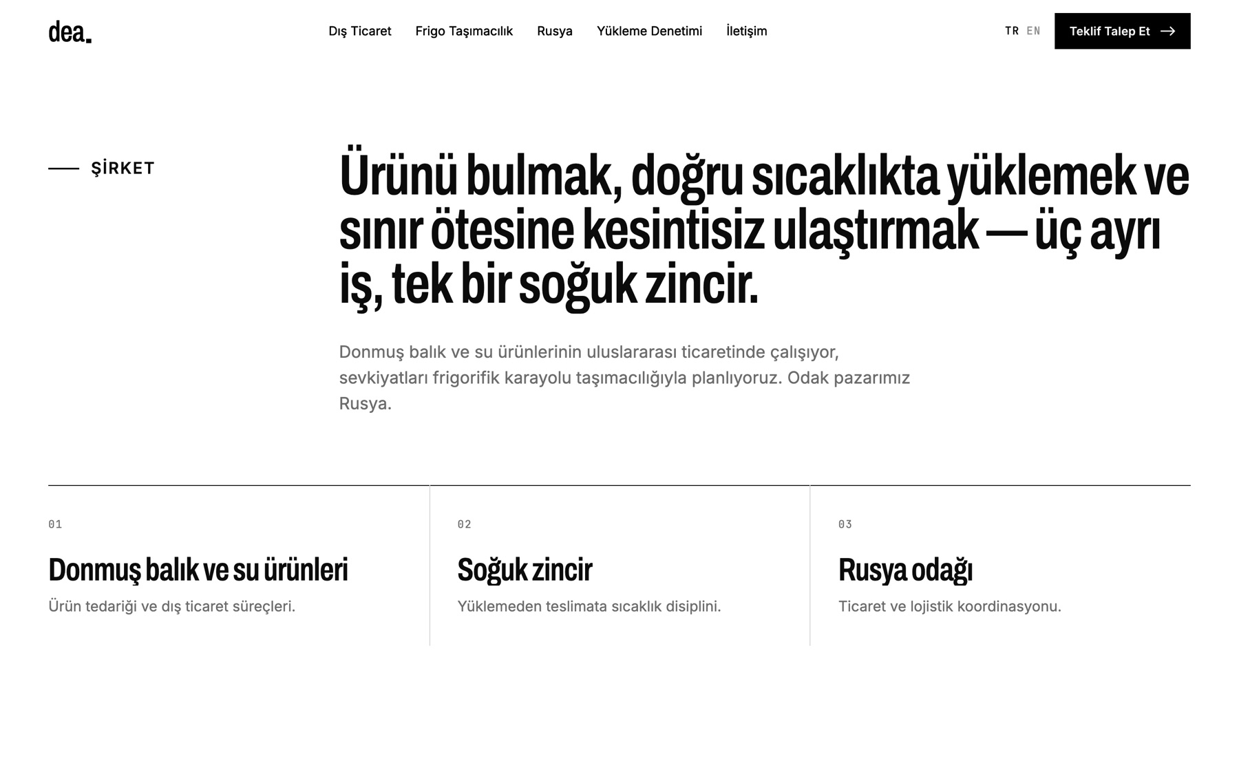 Şirket bölümü