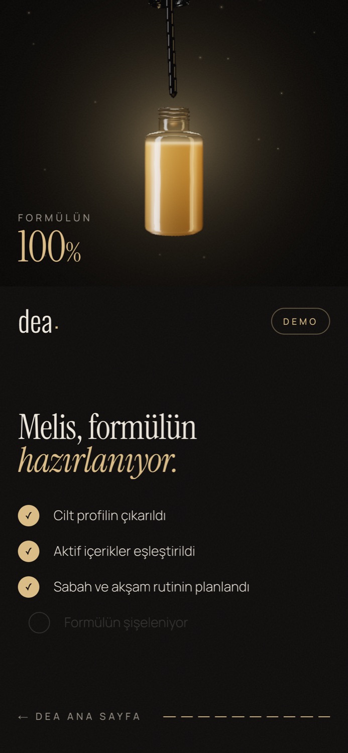 Telefonda formül hazırlanıyor ekranı