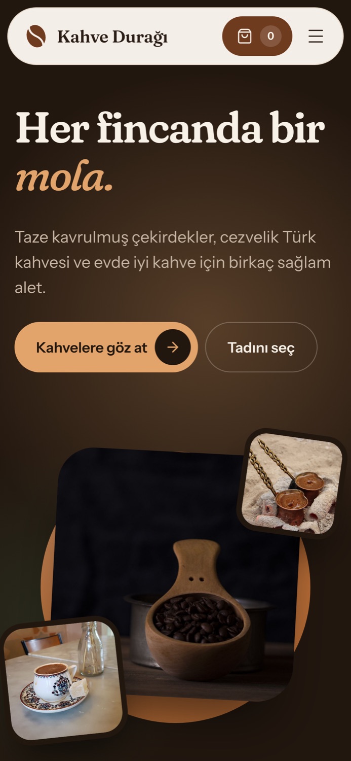 Telefonda ana sayfa